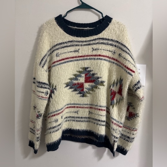 Wrangler Retro Aztec Cozy Sweater Boho - Picture 3 of 6